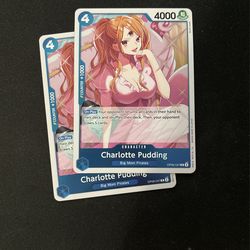 One Piece OP06-047 Charlotte Pudding Rare Mint/NM