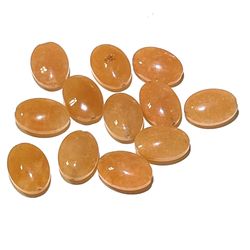 12 Carnelian Beads