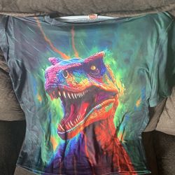 Green Dinosaur Boys Tee  