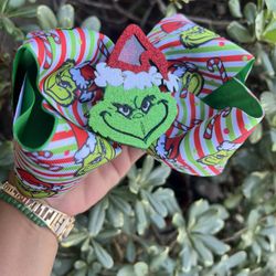 Grinch Hairbow 