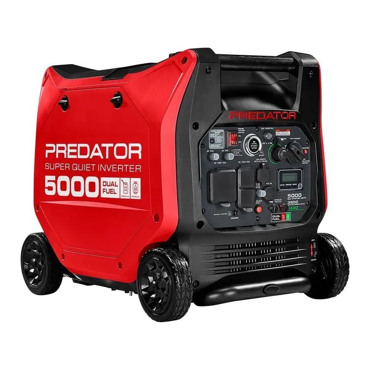 Predator 5000 Watt Super Quiet Inverter Generator