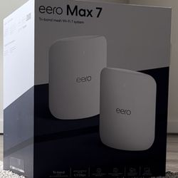 eero Max 7 Wi-Fi Router/Extender Pack Of 2