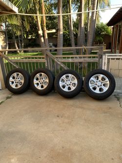 17” used rims and tires