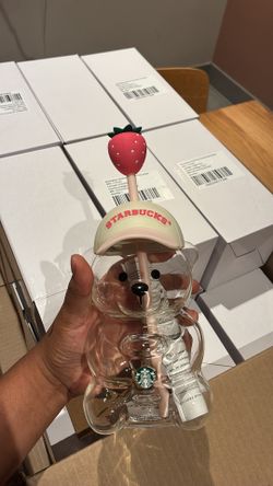 Pink Addition Strawberry Bear Cup