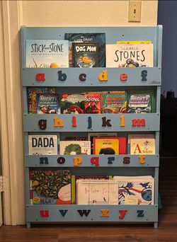 Tidy books Alphabet bookcase