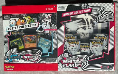 Pokemon TCG: White Flare Binder + Poster Collection Sam's Club Bundles