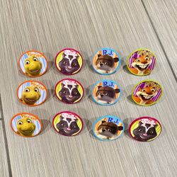 12 Over the Hedge birthday cupcake toppers