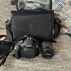 Canon Rebel T7 With 18-55 Mm Lense And Bad
