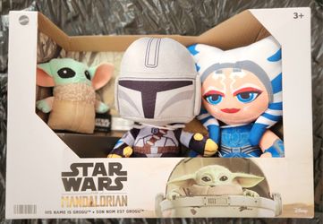 Mandalorian 3 Piece Plush Set