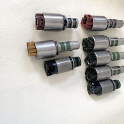 8Pcs 6-Speed Transmission Shift Solenoid Kit Fit for Hyundai Elantra Sonata Grandeur Tucson Veracruz,Kia Forte Optima Sorento Soul Lotze Sportage Repl