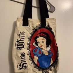 Large Snow White Canvas Bag