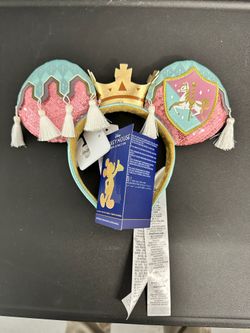 Disney Main Attraction Prince Charming Carousel Mickey Ears 