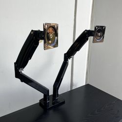 Brand New Dual Monitor Mount Clamp On Desk Computer Monitor Mount