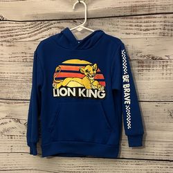 Kids Disney Lion King Blue Hoodie size 5t