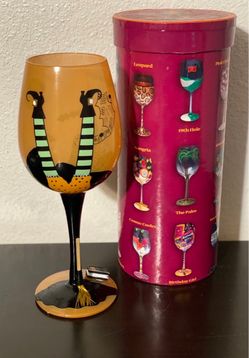 Halloween Witch’s Wine Glass