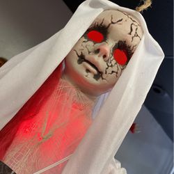 Halloween light Up Red Hanging Doll. Hundreds Of Cheap New Decorations 