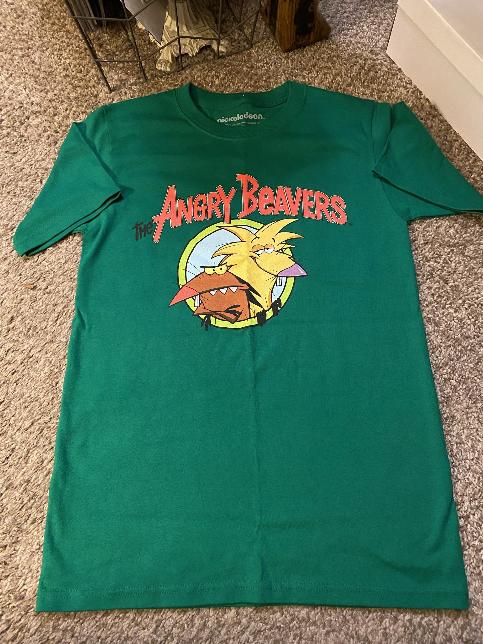 Nickelodeon Angry Beavers Adult Size S Tee