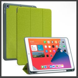 Arae iPad 10.2 Inch 9th,8th,7th  GENERATION .  Arae Rubber Hard Smart Case 2021/2020/2019 RELEASE Model. Multi Angle viewing with pencil holder,