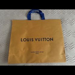 Louis Vuitton LV OEM 19x10x16 Imperial Saffron Empty Retail Gift Storage Bag