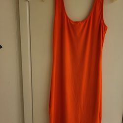 Orange Mini Sundress 
