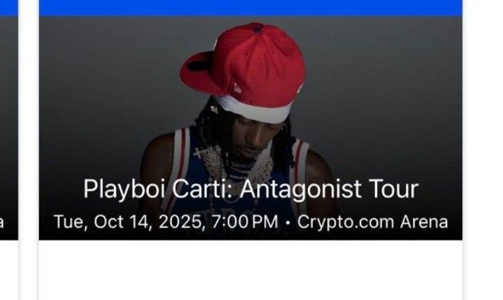 Playboi Carti: ANTAGONIST 2.0 TOUR Ticket