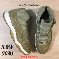 Size 11.5W (10M) Air Jordan 11 Retro “Neutral Olive Lux”⚜️