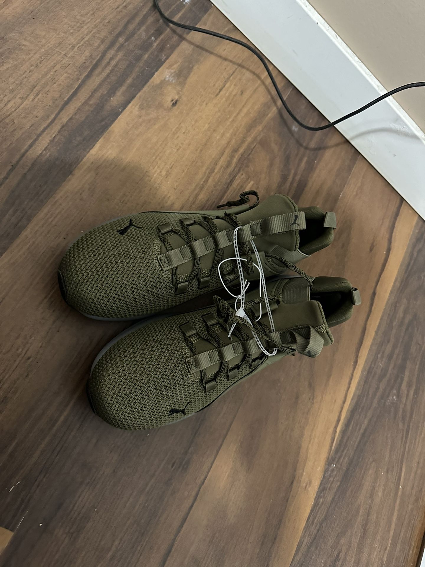 Puma Navy Green Shoes