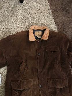 Brown corduroy jacket