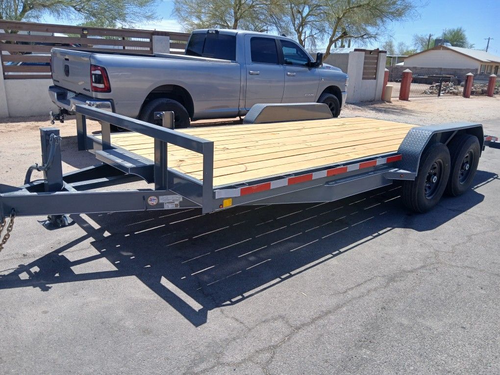 2026 Trailer Equipment  /  Car Hauler Trailer 7x18