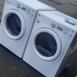 White GE washer and dryer set!