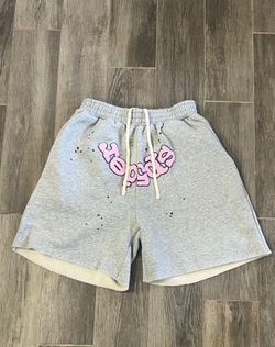 Grey Sp5der Shorts