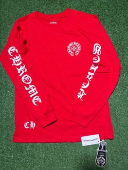 red chrome heart shirt