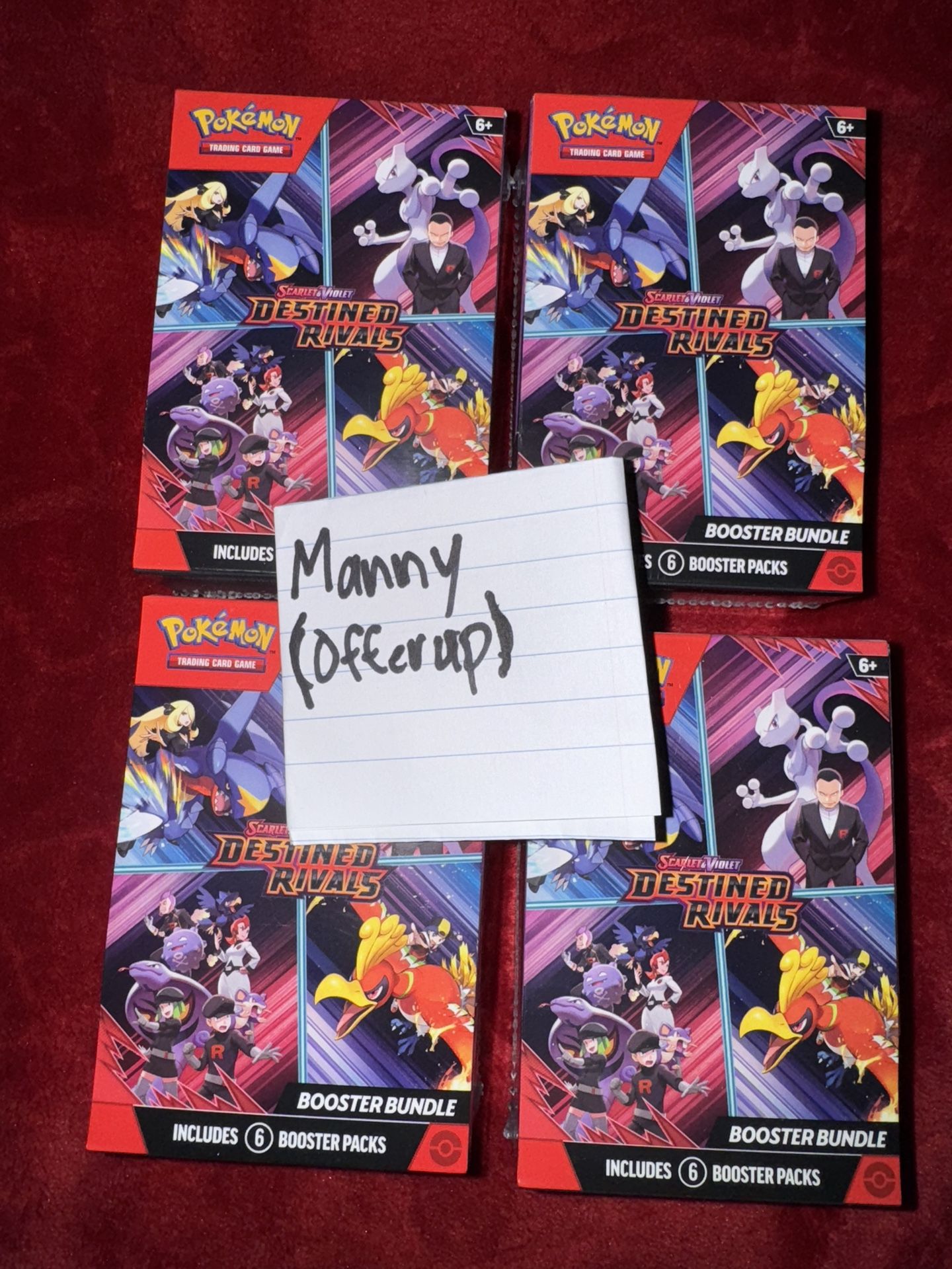 Pokemon Destined Rivals Booster bundle