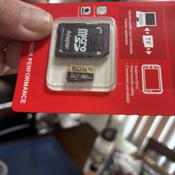 Sony 1TB Micro SD Card With Reader XC V30 C10 U3  II