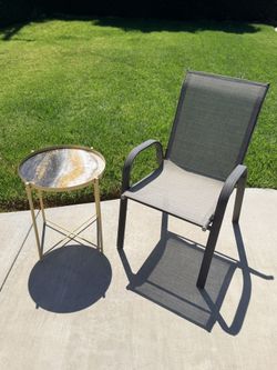 ✨ Handcrafted Resin Accent Table – Black, Pearl & Gold ✨