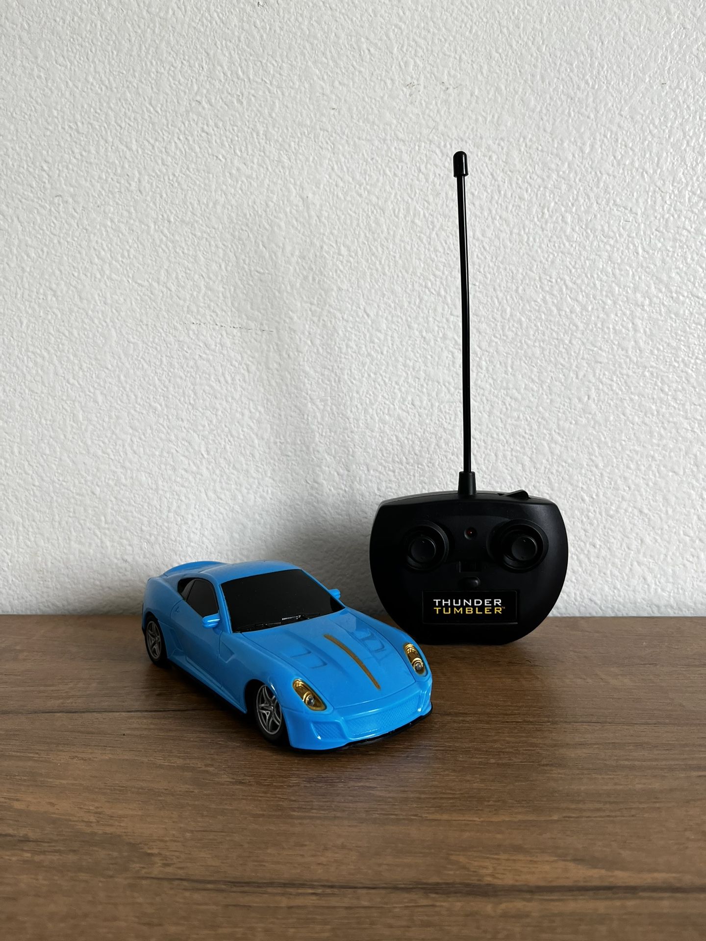 1:24 Scale Rc Car, Light Blue Runs Well