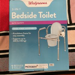 New bedside toilet 