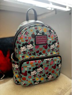 Loungefly Disney Parks Mickey & Minnie Mouse Snacks Sweets Mini Backpack