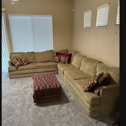 Sectional And Ottoman