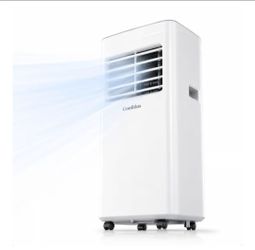 Coolblus Portable Air Conditioners,8500 BTU portable ac up to 360 Sq,Sleep Mode, Windows kit,White