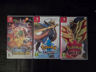 Nintendo Switch Pokémon Game Bundle x3
