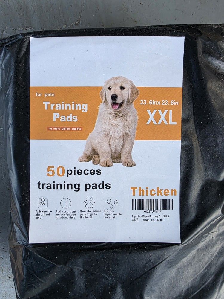 Training Pads Bag With 50 Pads $20 Dollars