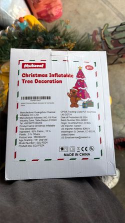 Meland 8FT Christmas Inflatable Tree Decoration