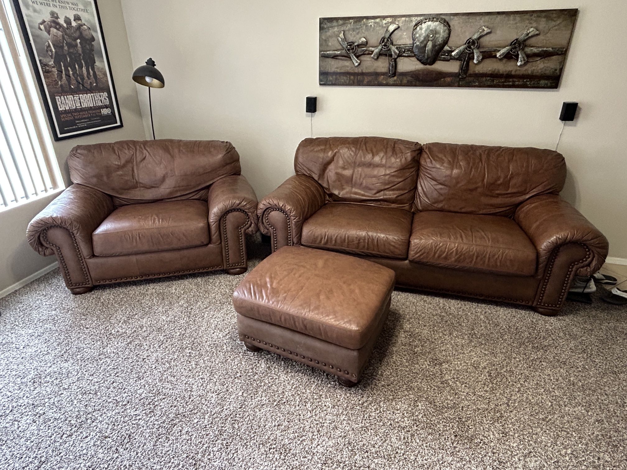 Sofa, Loveseat & Ottoman