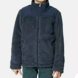  New - 32 Degrees Heat Boy's Sherpa Lined Fleece Full Zip Jacket

