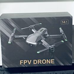 Brand New Drone with Camera - 1080P HD FPV Foldable Drone with Carrying Case, 2 Batteries, 90° Adjustable Lens, One Key Take Off/Land, Altitude Hold,