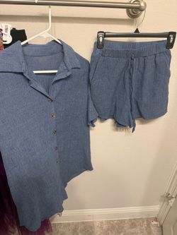 Women’s SHEIN Blue Matching Set