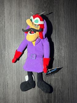 NWT Warner Bros Studio Store Hanna Barbera Dick Dastardly Beanbag/ Plush 1999