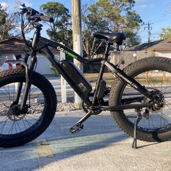 Ebike 26in Fat Tire 2 Batteries Extra Rims And Tires