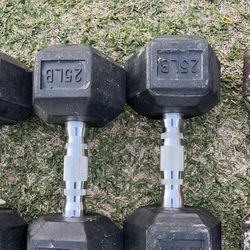 25 Lbs Dumbbells 